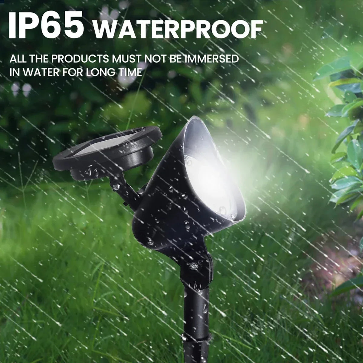 4 /9LED Solar Spotlight Garden Reflector Lamp Power Outdoor Lighting Waterproof Lawn Lamp Courtyard Landscape Decor Solar Light