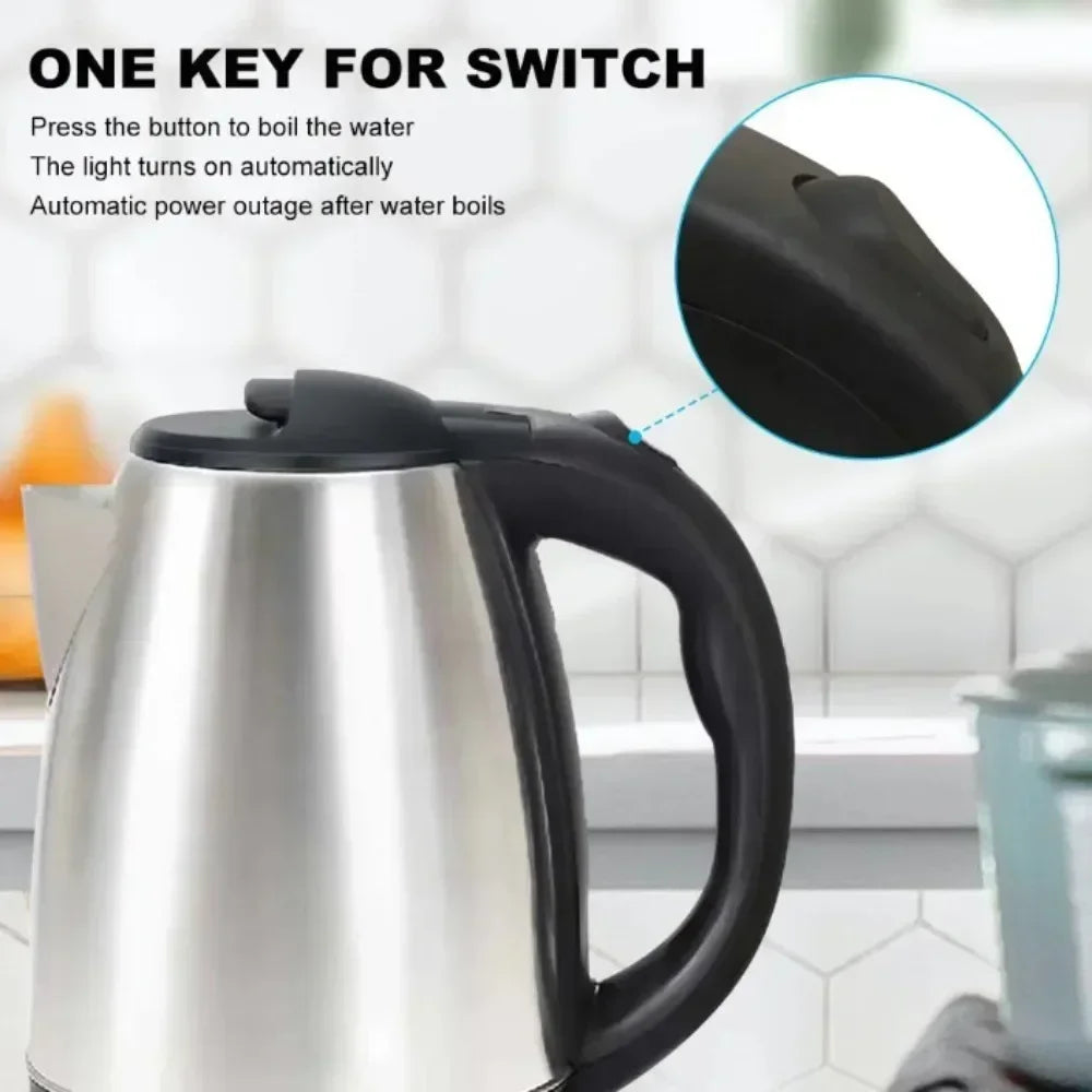 2L Electric Kettle Stainless Steel Kitchen Appliances Smart Kettle 1500W Whistle Kettle Samovar Tea Coffee Thermo Pot Gift