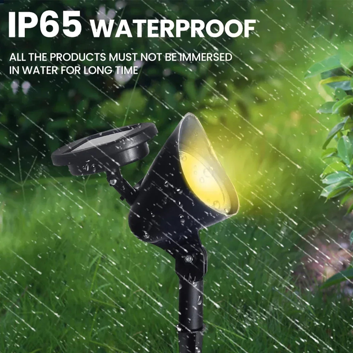 4 /9LED Solar Spotlight Garden Reflector Lamp Power Outdoor Lighting Waterproof Lawn Lamp Courtyard Landscape Decor Solar Light