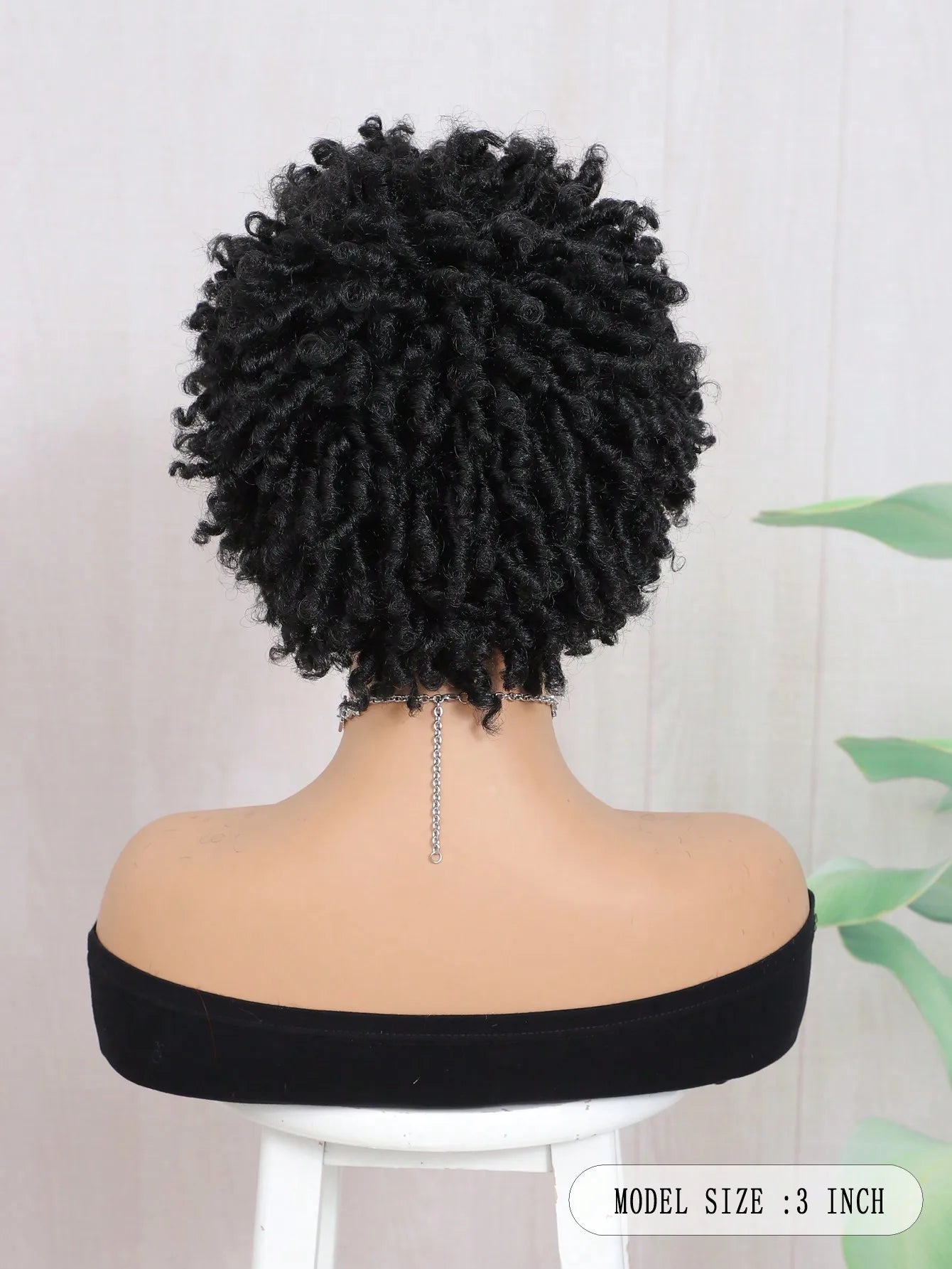 Short synthetic Wig for Black Women and Men Afro Faux Dreads Wig Heat Resistant Short Braided Wigs for Black Women