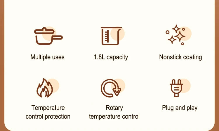 220V/110V Multi Cookers Electric Pot Household Non-stick Pan Hot Pot Rice Cooker Cooking Appliances Electric Rice Cooker