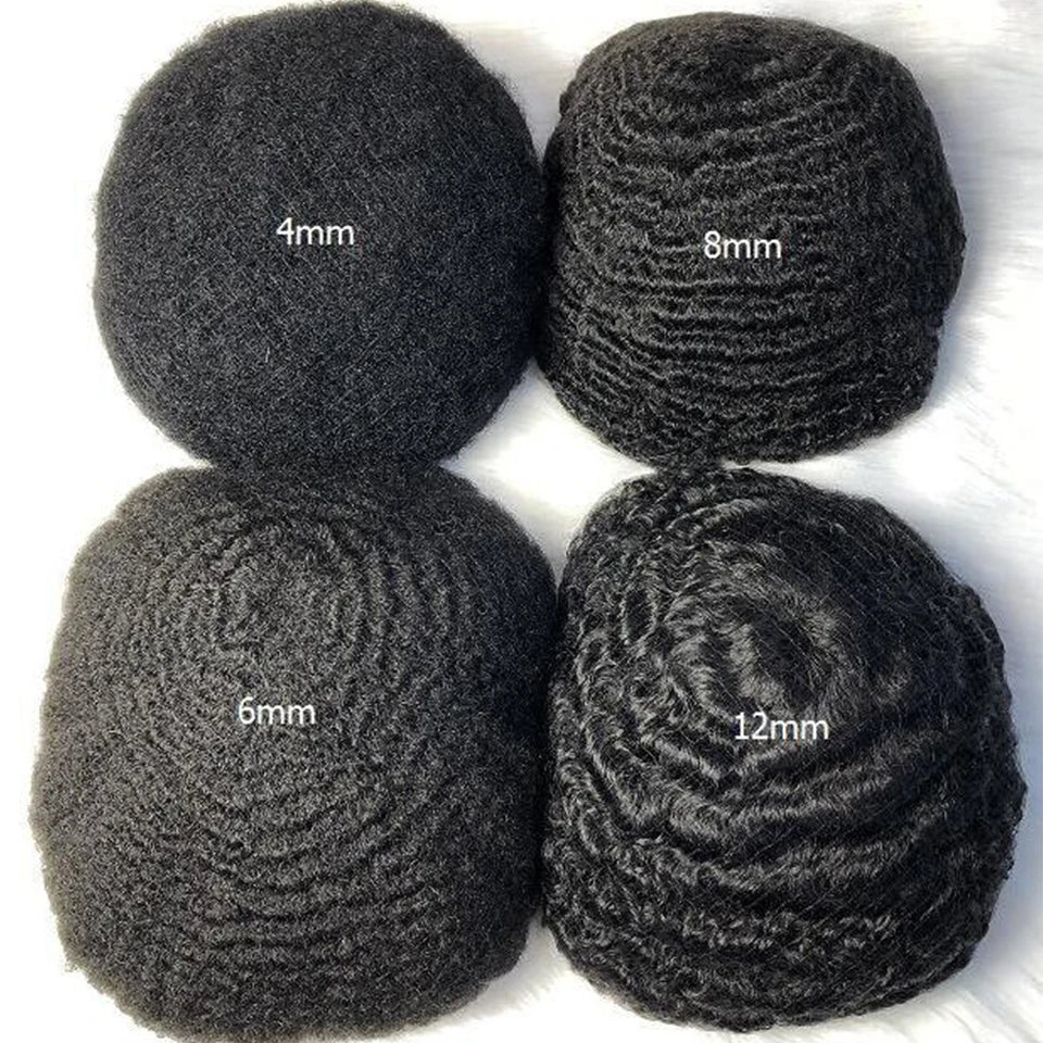 Lace Pu Toupee Hair Men 25mm Curly Wig Human Hair OCT French Lace Male Hair Prosthesis Natural Man Wig Hair System Wig For Men