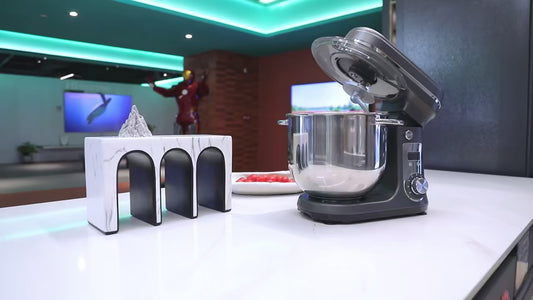 BioloMix Kitchen Food Stand Mixer, Blender, Quiet Motor, Cream Egg Whisk, Whip Dough Kneader, 6-Speed, 1200 W, 6 L, DC